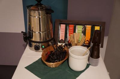 ロビーのフリードリンク