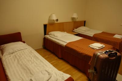 ツインベッドとエクストラベッド