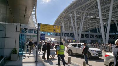 シンプルな空港でした。