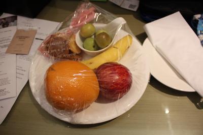 ウエルカムフルーツとクッキー