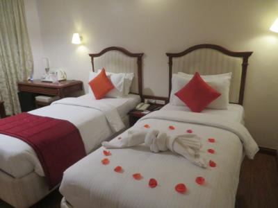 綺麗なツインルーム