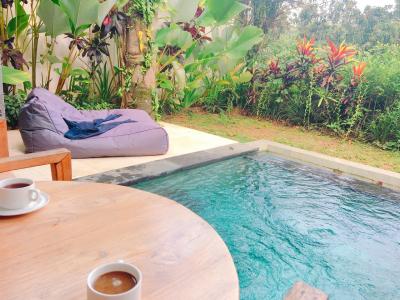 プライベートプールつきです