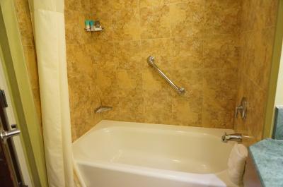 固定のシャワーヘッドでした