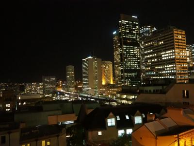 大都会の夜景を眺められます