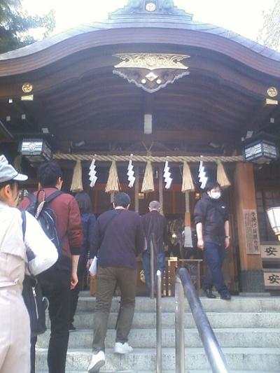 桜祭りでした”子安神社”