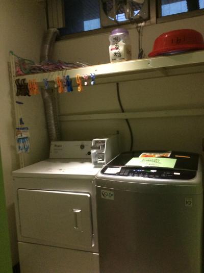 無料洗濯機と50元乾燥機