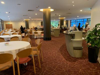 1階のレストラン