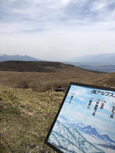 運が良ければ富士山が見えます