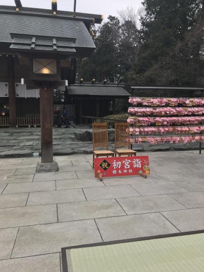 桜が美しい神社