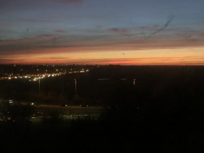 客室からはヒースロー空港の様子を眺めることができます