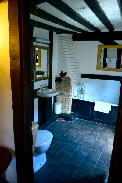 バスタブ付きのお部屋でした。