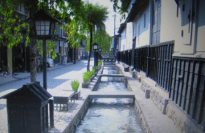 瀬戸川と白壁土蔵街 