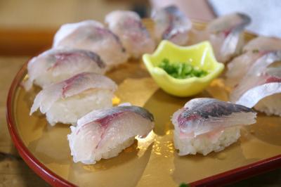 北川名物 アジ寿司がおいしい！