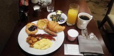 最終的に頂いた朝食