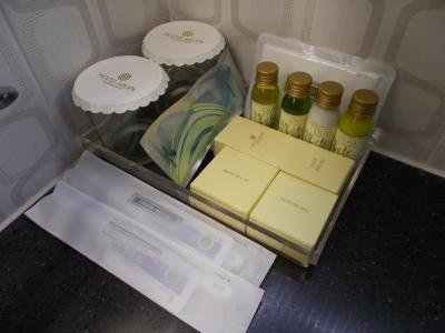 バスルームのアメニティです。