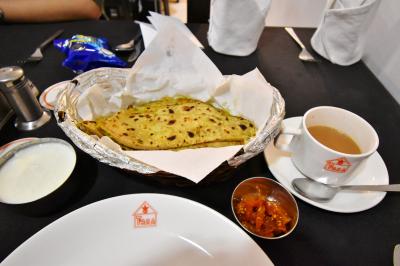 朝食はインド風3種類、アメリカン、コンチネンタルの計5種。