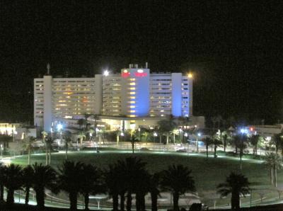 夜、テラスからの眺望