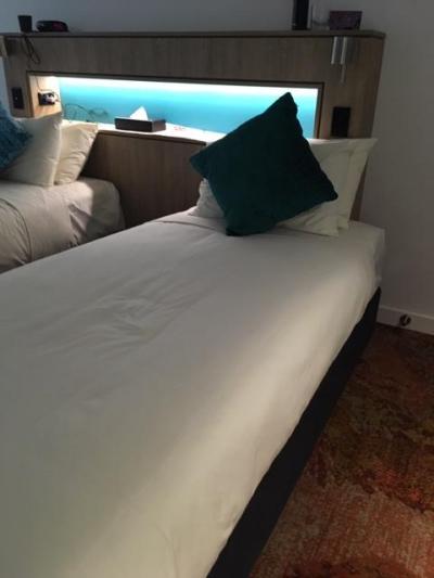 もうすこしベッドの幅が欲しかった