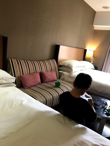 台北駅、中山駅のちょうど真ん中。夜市が近いいいお宿。