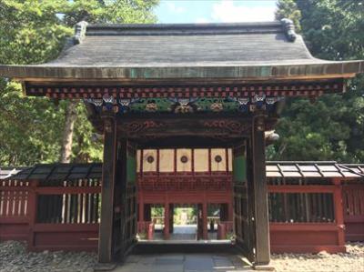 岩木山のふもとにある神社です。