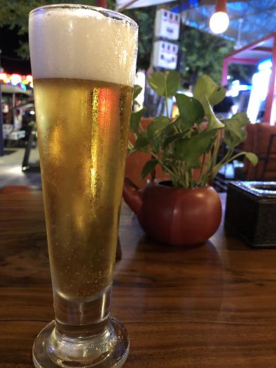 ５０セントの生ビール