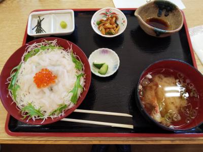 白えび丼がおいしい