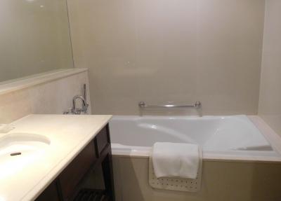 バスタブもありました。お湯の出も充分。