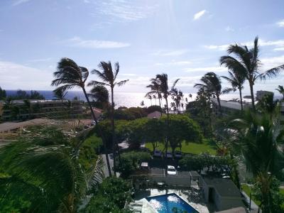 ラナイからの眺望　海が見えます