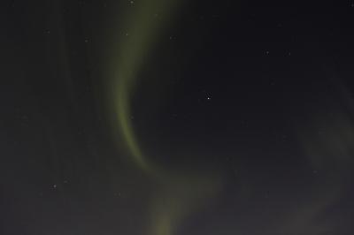 オーロラ出現