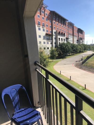 バルコニーから