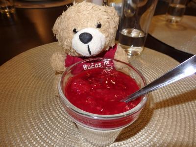 夕食のデザートはパンナコッタ☆