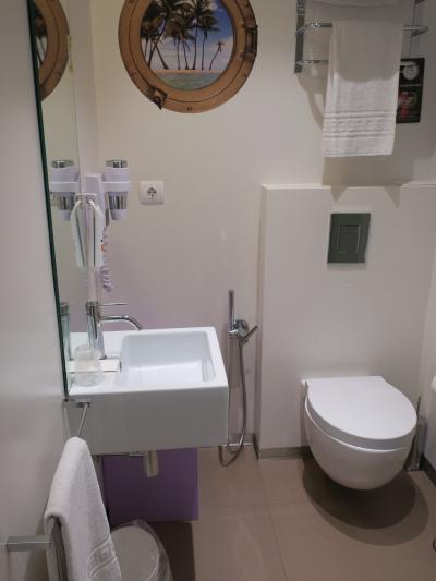 典型的イビスのレイアウト。狭い。