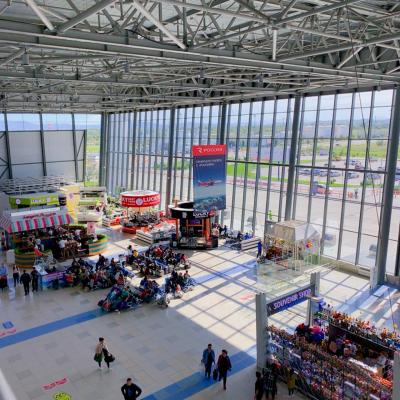 小さな空港です