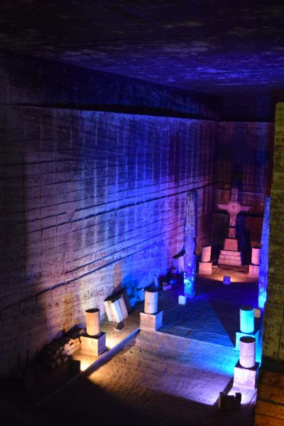 まさに地下神殿のようでした！