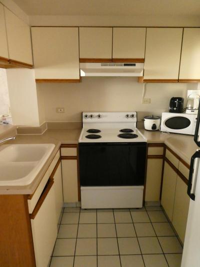 シンプルなキッチンです。食器洗い洗剤は持参で！