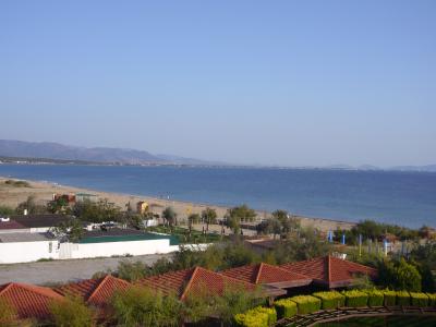 エーゲ海に面しています