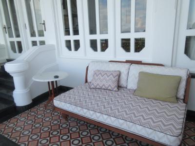 部屋のバルコニー