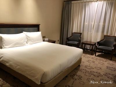 中国のホテルにしてはややコンパクトです。