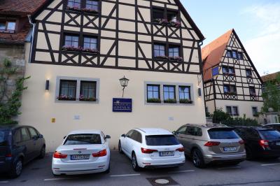 ローテンブルクらしい木組みの建物