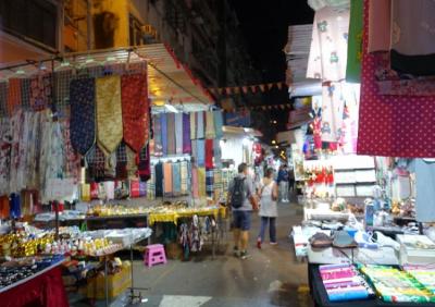 男人街のナイトマーケットもすぐ近くです。