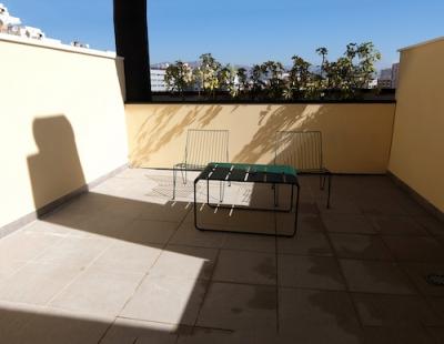 プライペーと間隔抜群のテラス、最高！