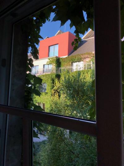 窓は良く見る手前に倒して半開する，観音半開きのタイプです．