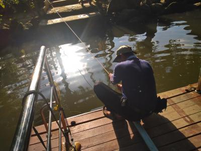 筏係のおじさん