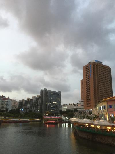 対岸からの建物全景