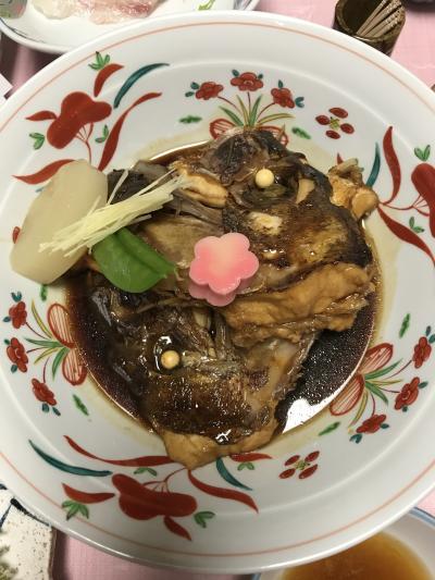 アラだきとひれ酒が絶品