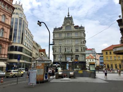 ヴァーツラフ広場前