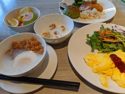 朝食バイキング