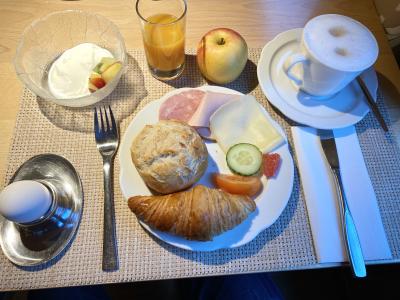 朝食ブッフェの一部