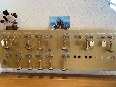 フロント横のキーボックス