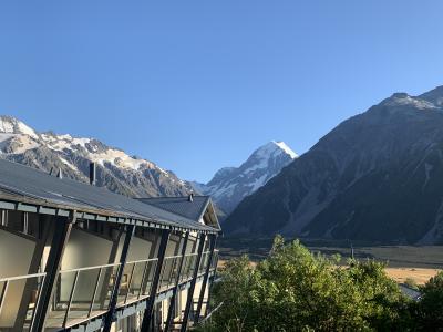 部屋の窓からの景色